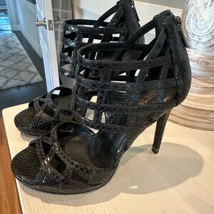 Michael Kors Black Patent Leather Heels